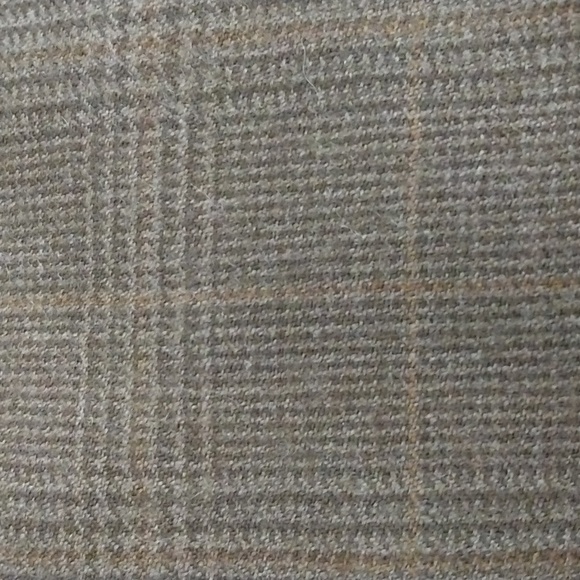 Nautica Brown Wool/Cashmere Glen Check Dress Pants 36 - 29.5 - Picture 6 of 15